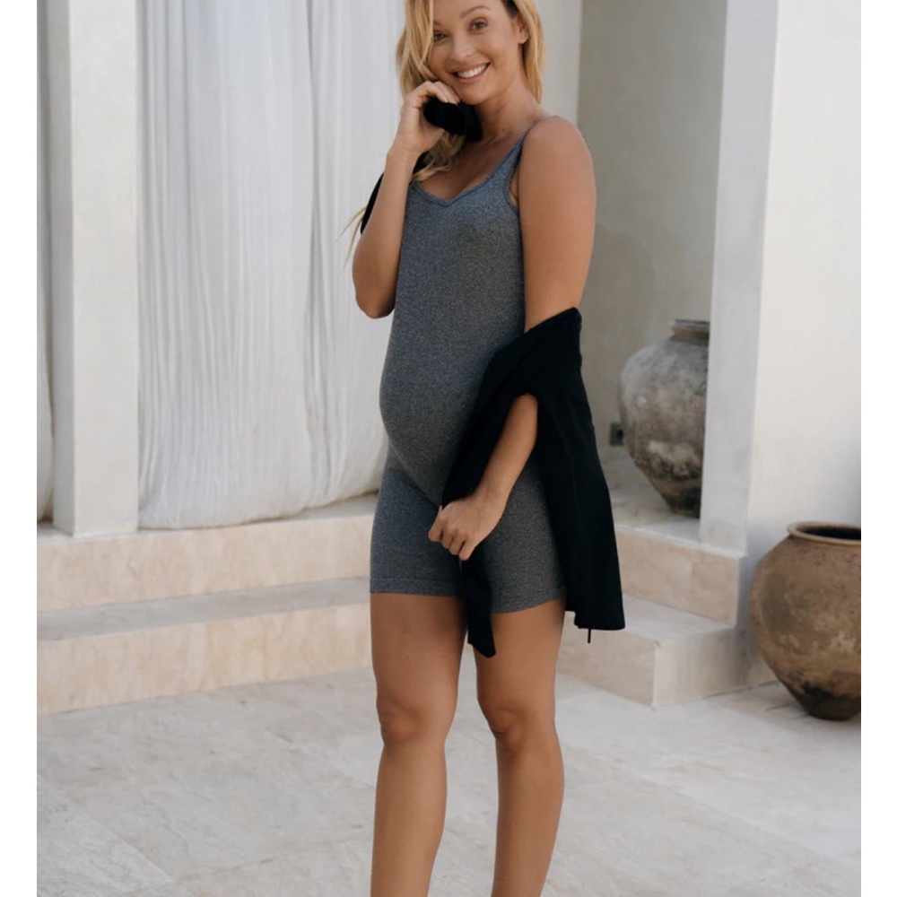 Chic and casual Bae the Label charcoal gray romper - worn once!